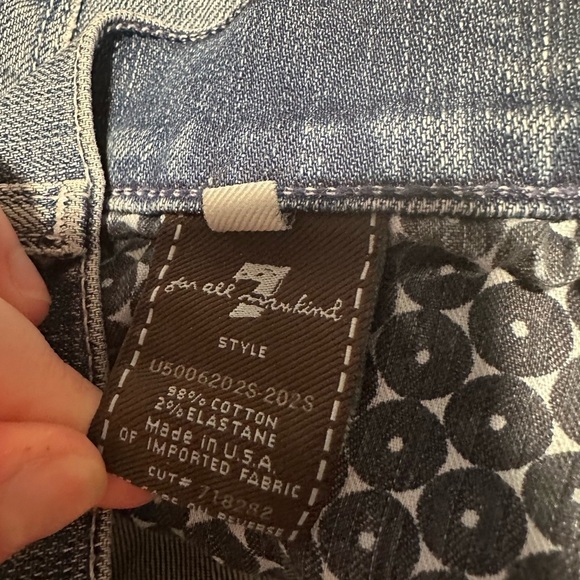 7 for all mankind High waist edie shorts Size 27 - Picture 4 of 7